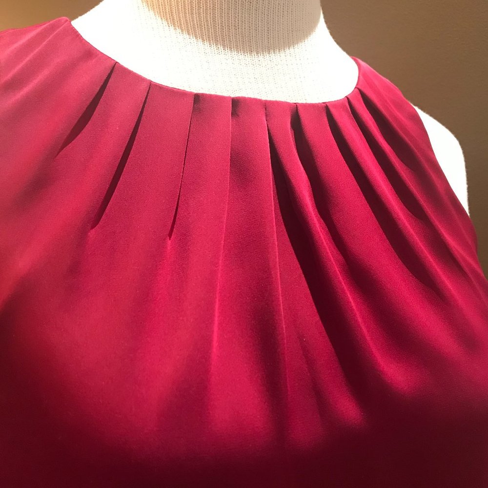 Express Cranberry Sleeveless Top Small NWT